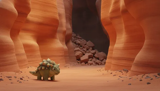 Otis the Armadillo Rolls Through the Canyon