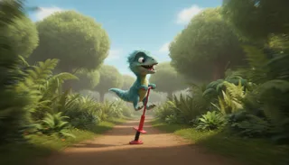 Zip the Dinosaur and the Bouncy Pogo Stick Rescue