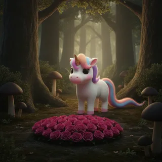 Pip and the Glowing Mushrooms