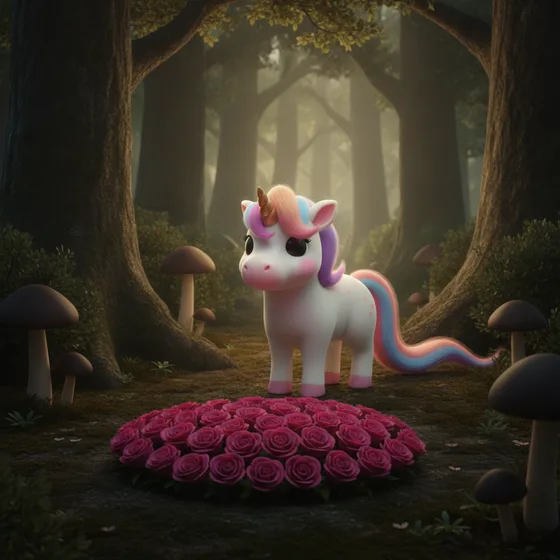 Pip and the Glowing Mushrooms