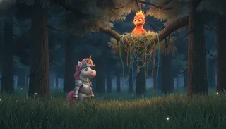 Fern the Unicorn and the Tangled Kite