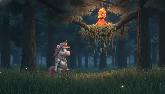 Fern the Unicorn and the Tangled Kite
