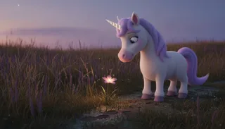 Nell the Unicorn Finds One Last Flower for Baby Bo