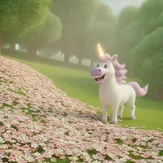 Unicorn Petal Race