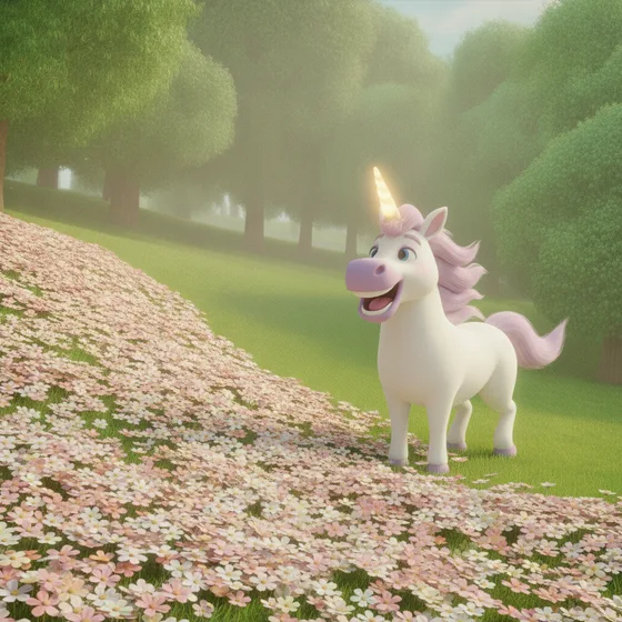 Unicorn Petal Race