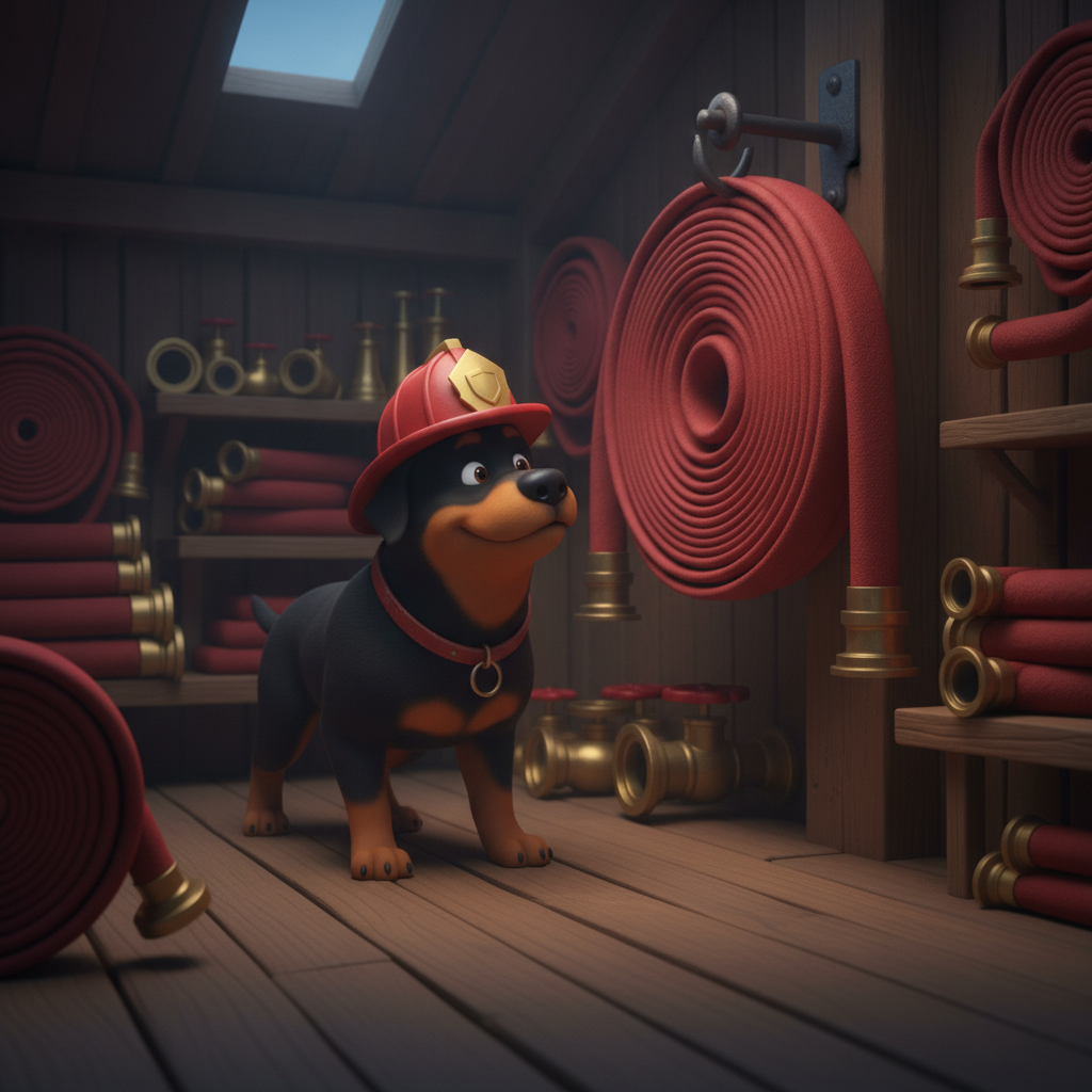 Rottweiler Firefighter